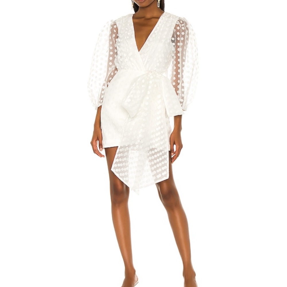 Alize mini dress in white